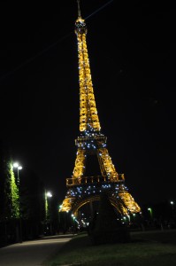 Eiffel Tower at night