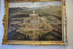 A painting of Versailles